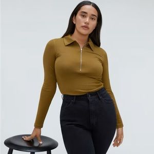 Super-Soft Zip Polo, XS, unworn